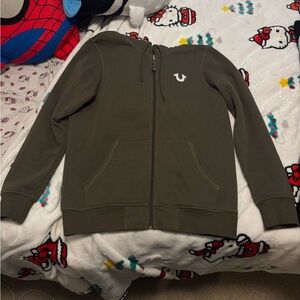 True Religon Zip Up Hoodie
